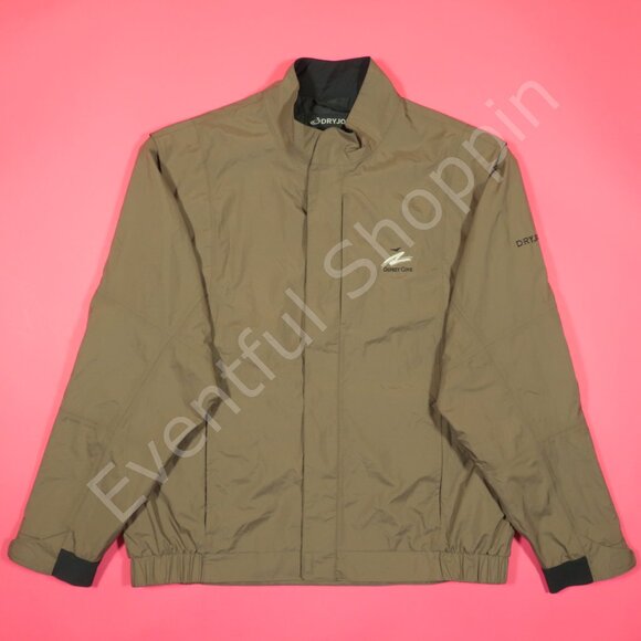 FootJoy Jacket Mens XL Brown Osprey Cove Golf Dryjoys Full Zip - Picture 2 of 8
